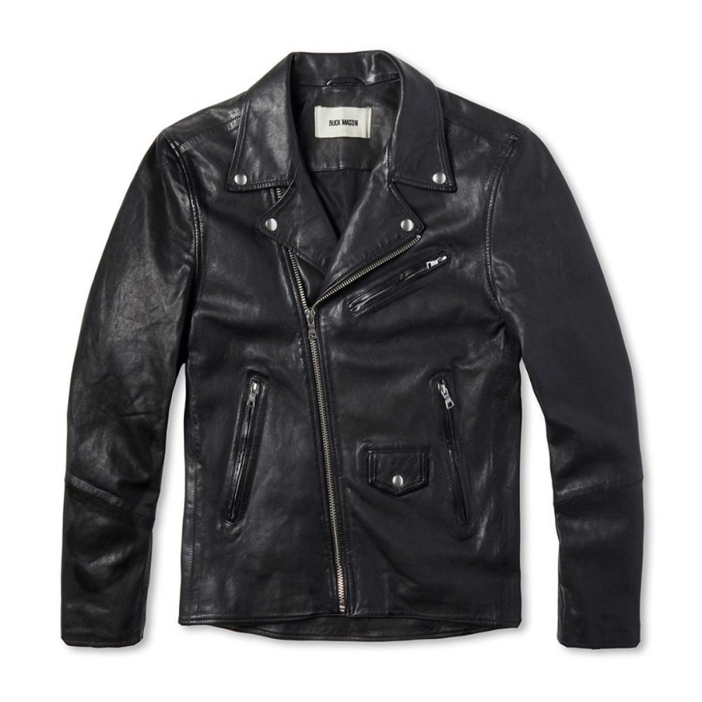 Buck Mason Classic Leather Jacket Small